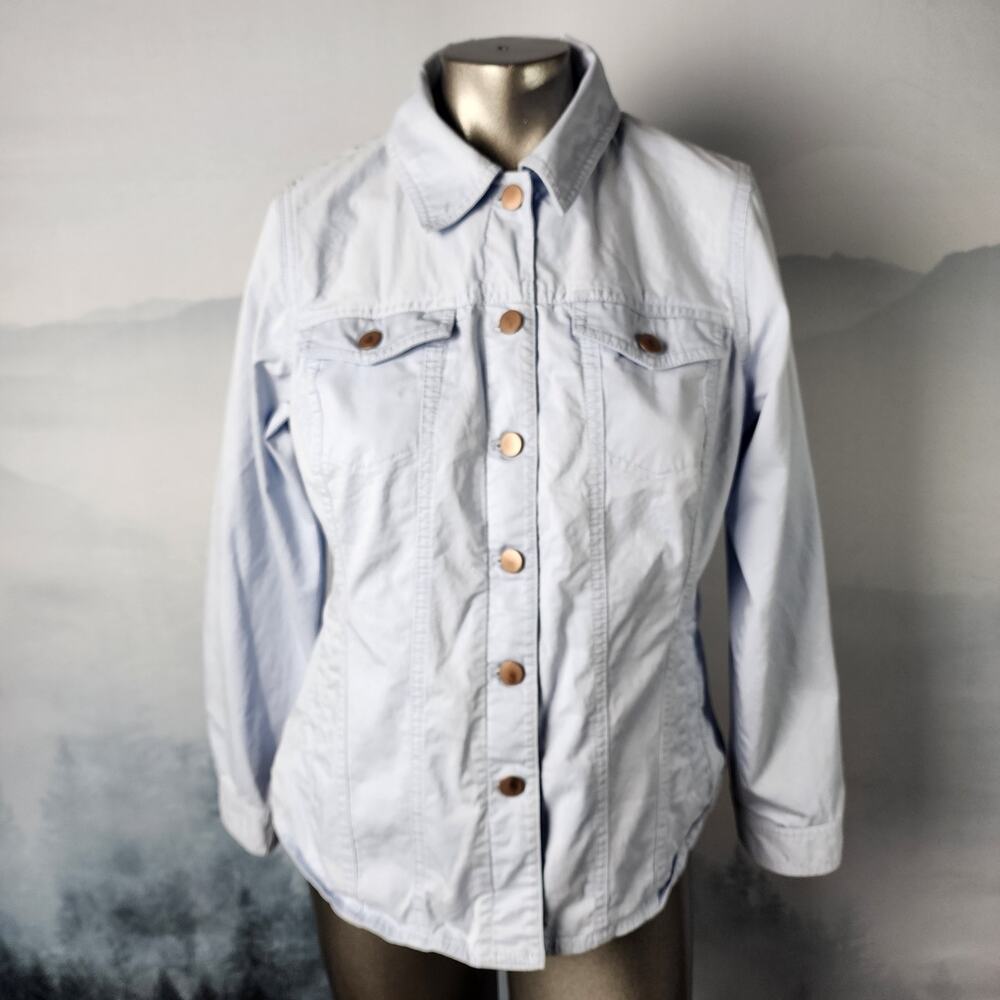 Pendleton Long Sleeve Button Up Light Blue Shirt | Women's Medium - Picture 1 of 15